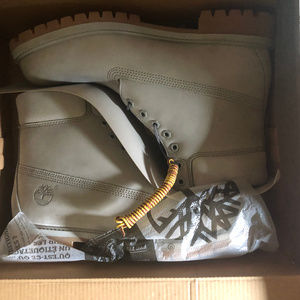 Grey Timberland Boots